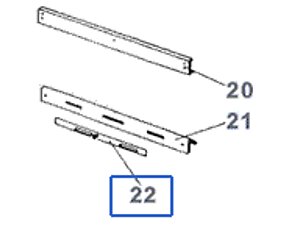 ENS. VOLET DE REGLAGE -PEINT GRIS P0020120/P09E