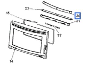 GUIDE D'AIR SUPERIEUR -PEINT GRIS P0046112/P09E