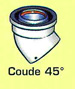 en vente: COUDE ROLUX GAZ FIOUL CONDENSATION 45 dg 80 125 227500