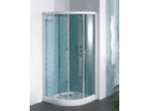 PORTE DOUCHE COULISSANTE ANGLE RONDO 97 - 99 cm PA602BTNE BLANC
