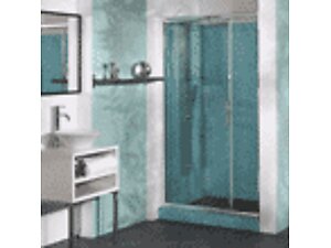 PORTE DOUCHE COULISSANTE MACAO 95 - 105 cm PA641BTNE BLANC