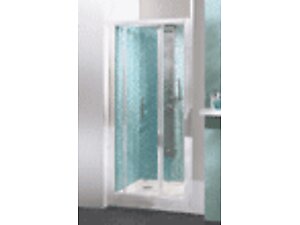 PORTE DOUCHE PLIANTE SUMBA 77 - 81 cm PA681BTNE BLANC