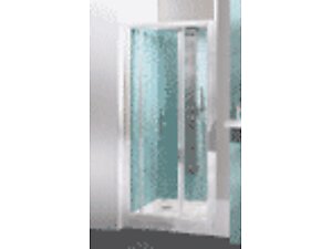 PORTE DOUCHE PLIANTE SUMBA 97 - 101 cm PA683BTNE BLANC