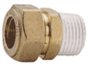 RACCORD MALE TEFLONE POUR TUBE CUIVRE R550 1-2 18