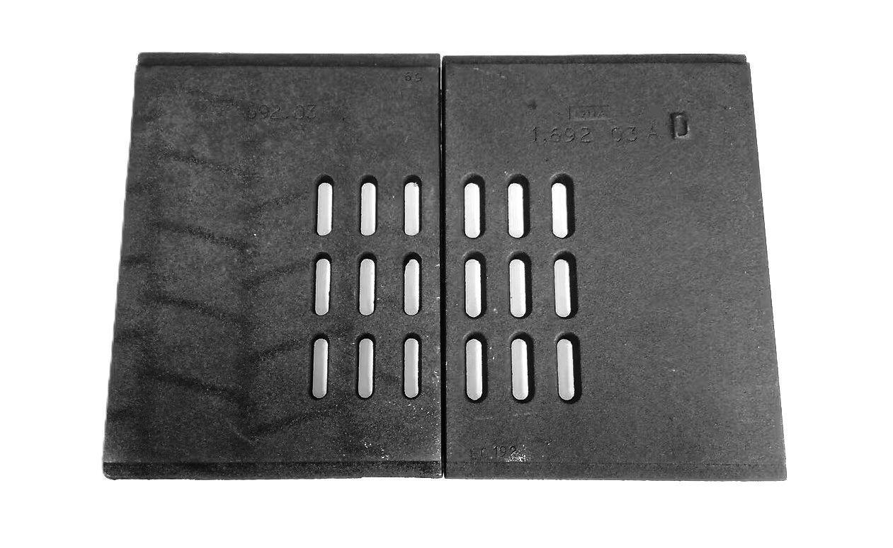 GRILLE FOYER EN 2 PARTIES GODIN / CHEMINEE PHILIPPE REF CH69233178 / 692 3 / CH69233179 / CH6923G3179